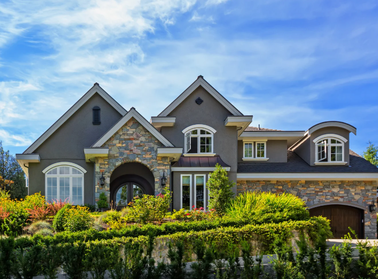 house with beautiful landscaping design because of irrigation systems GTA